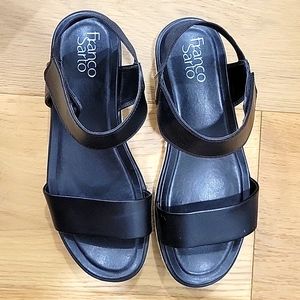 Franco Sarto black sandals